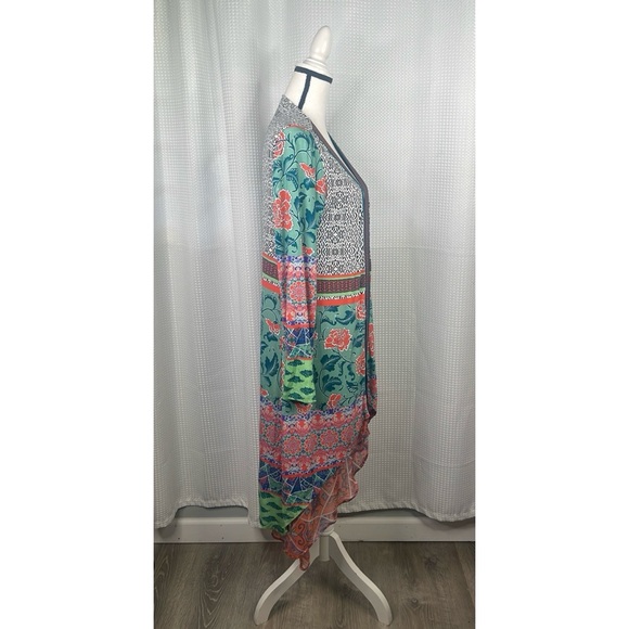 Soft Surroundings Daydreams Topper Kimono Floral Boho Festival Sz S - Picture 5 of 13